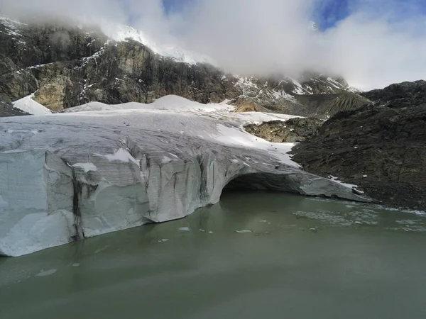 Glaciar Fellaria Itália 2022 — Fotografia de Stock