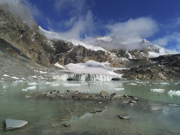 Ledovec Fellaria Itálie Roce 2022 — Stock fotografie