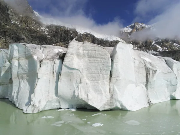 Glacier Fellaria Ιταλία 2022 — Φωτογραφία Αρχείου