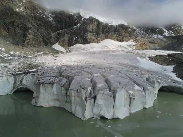 Glaciar Fellaria Italia 2022 Imagen de archivo