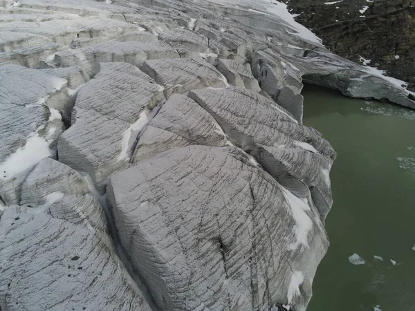Glaciar Fellaria Italia 2022 Fotos de stock libres de derechos