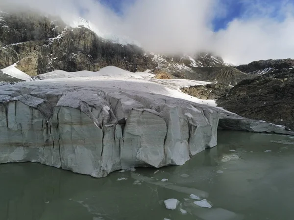 Glaciar Fellaria Italia 2022 Fotos de stock libres de derechos