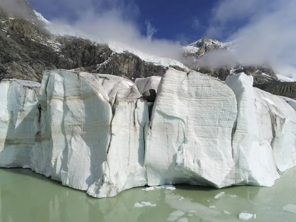 Glaciar Fellaria Italia 2022 Imágenes de stock libres de derechos