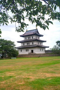Matsumae Castle in Matsumae Park, the only traditional style Edo period castle in Hokkaido and is the northernmost castle in Japan