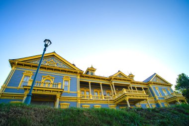 Hakodate Koğuşunun eski Kamu Salonu, Motomachi tarihi bölgesinde sömürge mimarisi tarafından yapılan batı tarzı sembolik Hakodate kültürel mülkiyeti.