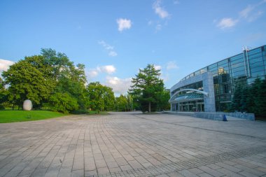 Sapporo Konser Salonu veya Kitara, Chuo-ku, Sapporo, Ishikari Subfecture, Hokkaido, Japonya 'da Nakajima Park' ta bir belediye müzik mekanı.