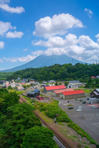 Niseko kasabası Niseko Köprüsü, Niseko, Shiribeshi Bölgesi, Hokkaido, Japonya