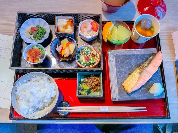 Kaiseki Традиционный Японский Ужин Нескольких Блюд Стоковое Фото