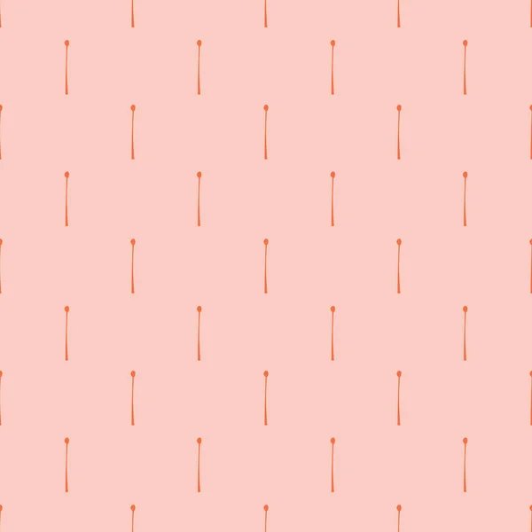 Bastoncini Gialli Verticali Fondo Rosa Modello Carino Senza Cuciture Tessuti — Foto Stock