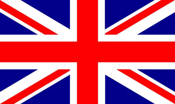 Flagge Großbritanniens Das Symbol Des Modernen Staates Vereinigtes Königreich Großbritannien — Stockvektor