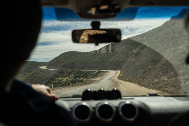 güzergah görüntüsü aracın içinden