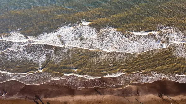 İHA ile deniz manzarası