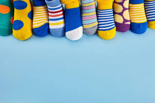 Dünya Sendromu Geçmişi Çoraplarını Giy — Stok fotoğraf