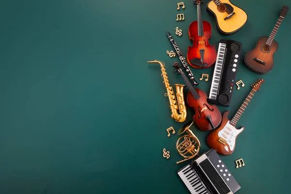 Terug Naar Muziekschool Concept Muziekles School Onderwijs Concept — Stockfoto