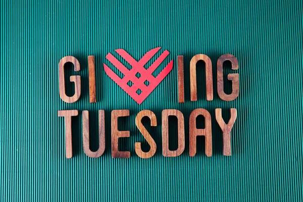 Giving tuesday. Charity, help and donation concept