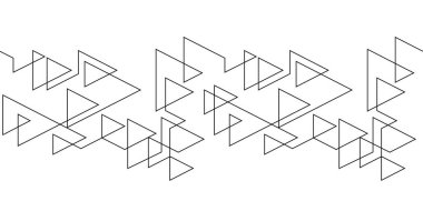 soyut geometrik üçgen grafiksiz desen