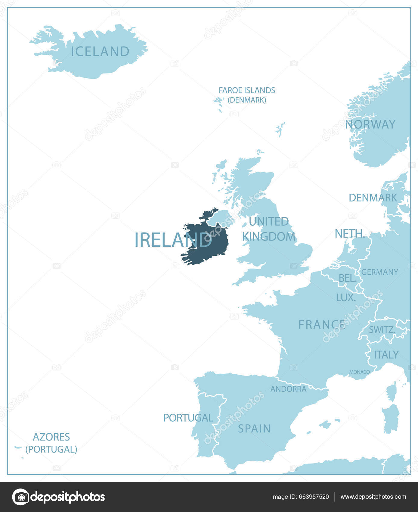 Portugal no mapa do mundo: países vizinhos e localização no mapa