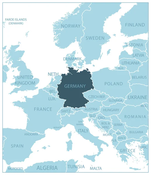 Vetores de Mapa De Portugal Contorno Azul Detalhado E Silhueta