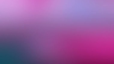 Bulanık mavi, pembemsi arkaplan ve taşan karışık renkler. Arkaplan 4k düz döngü