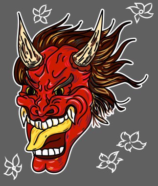 Sakura vektörlü Japon hayranı. Kullanışlı yelpaze ile kiraz çiçeği.