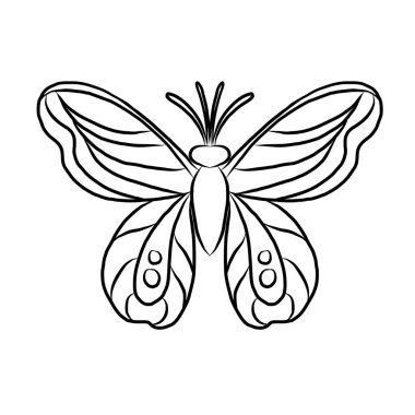 Renkli Kelebek Sanat Baskısı posteri, Kelebek Duvarı dekorasyonu, gerçekçi vektör kelebekleri. Kelebeklerin zarif çizimlerinin koleksiyonu. Klip sanatı. Projeniz için tasarım elemanı.