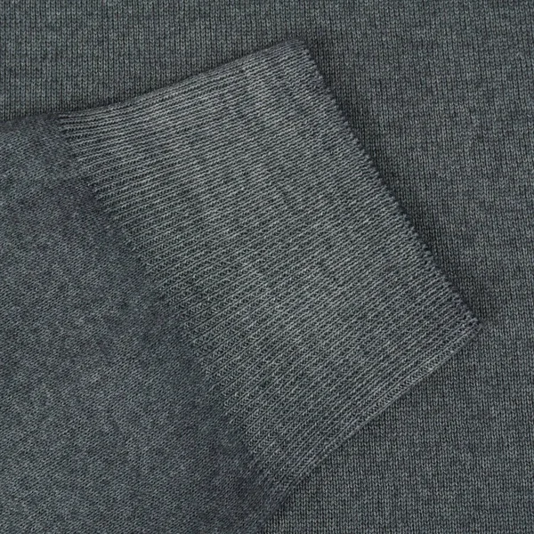Grey Green Wool Jumper Sleeve Close Background — Zdjęcie stockowe