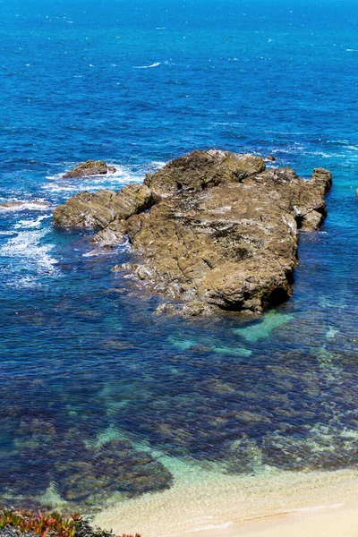 Rocky Atlantic Ocean Coastline Pure Turquoise Water — Stock Photo, Image