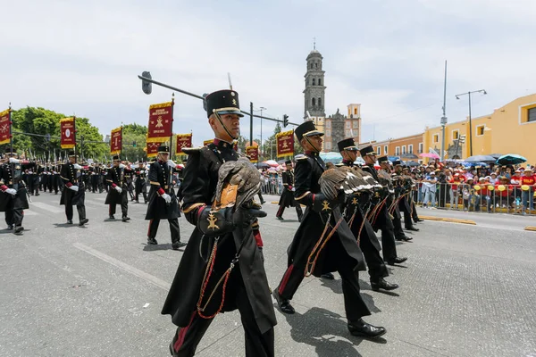 Representación Batalla Del Mayo Marcha Desfile Cívico Aniversario Batalla Del —  Fotos de Stock