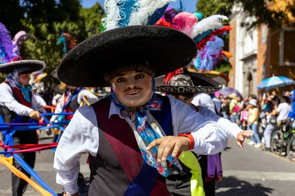 stock image Mexican carnival, Mexican dancers recognized as 