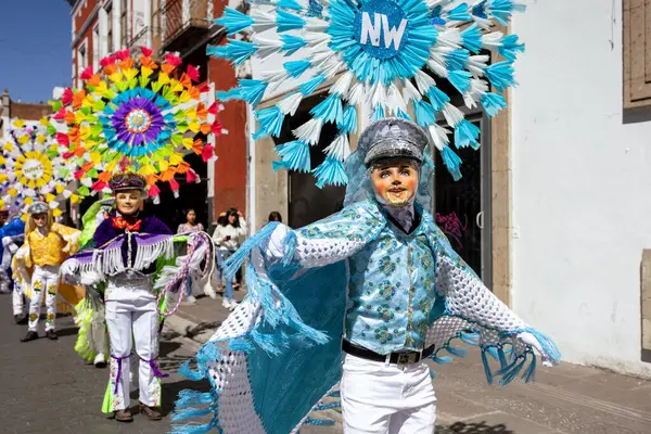 stock image Mexican carnival, Mexican dancers recognized as 