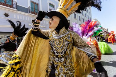 Meksika karnavalı, Meksikalı dansçılar Meksika 'da tipik parlak Meksikalı kostümleriyle 