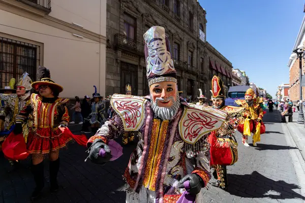 stock image Mexican carnival, Mexican dancers recognized as 