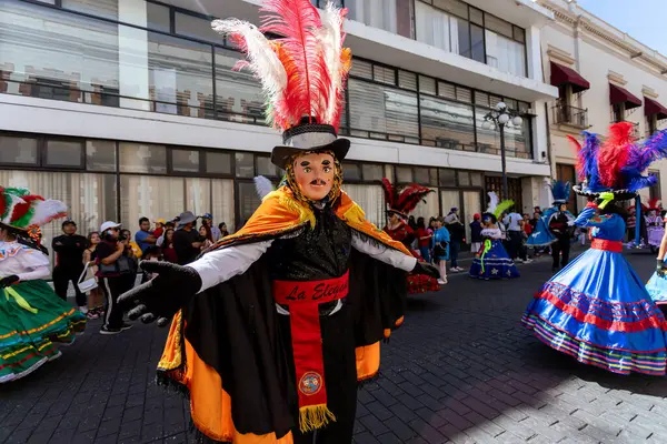Meksika karnavalı, Meksikalı dansçılar Meksika 'da tipik parlak Meksikalı kostümleriyle 