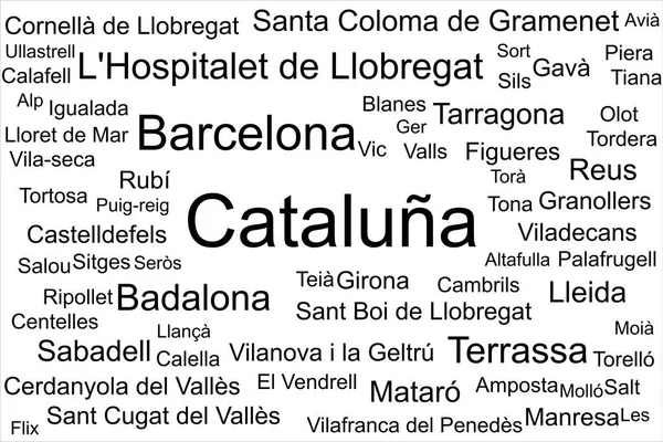 스페인 탈루나의 도시들의 — 스톡 사진