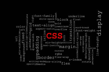 Büyük kırmızı başlık CSS ortada birçok farklı CSS özellikleri başlık etrafında çöktü. Arkaplan siyah ve metin beyaz.
