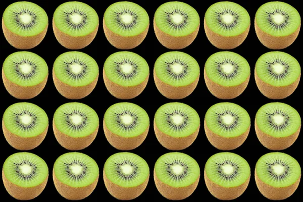 Kiwi fruit slice, kiwi fruit texture isolated background