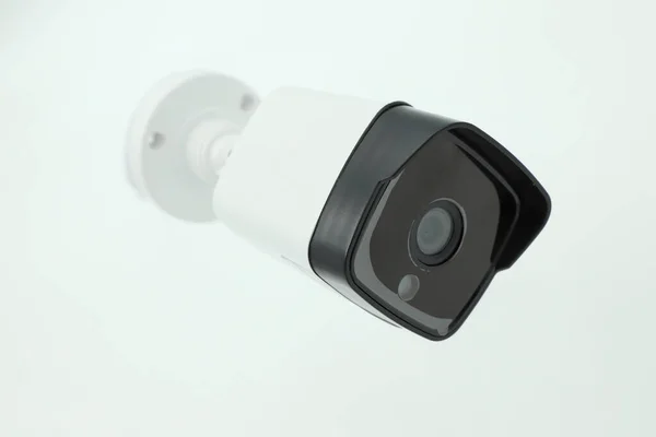 Камеры Безопасности Изолированный Белый Фон Система Камер Безопасности Разобранные Проводные — стоковое фото