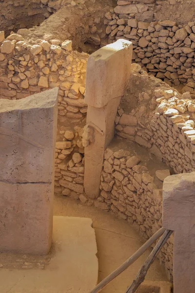 Gobeklitepe Archeologische Site Sanliurfa Turkije Gobeklitepe Oudste Tempel Van Wereld — Stockfoto