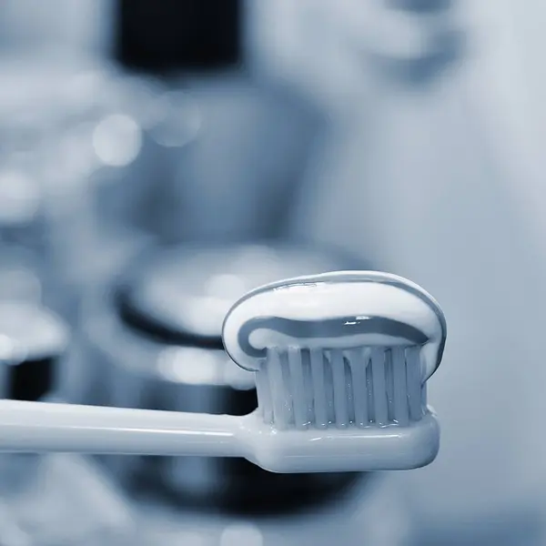 Close Escova Dentes Equipamentos Odontológicos — Fotografia de Stock