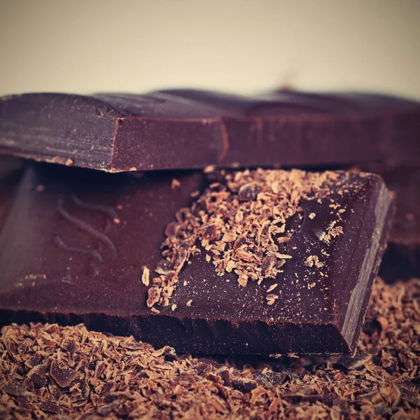 초콜릿과 코코아와 초콜릿 — 스톡 사진