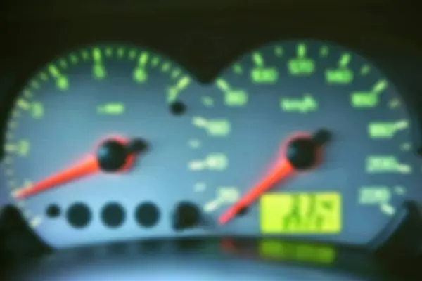 Car Speedometer Blur Background — Stock Photo, Image