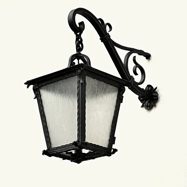 Street Lamp Black — стоковое фото