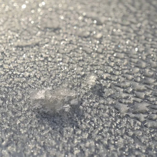 Заснеженный Лед Дороге — стоковое фото