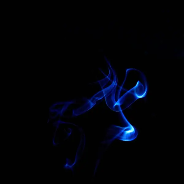 Дым Черном Фоне — стоковое фото