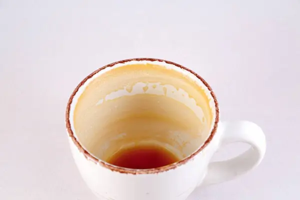 Tasse Und Untertasse Mit Kaffee — Stockfoto