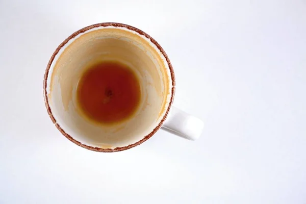 Heißer Tee Auf Weißem Hintergrund — Stockfoto
