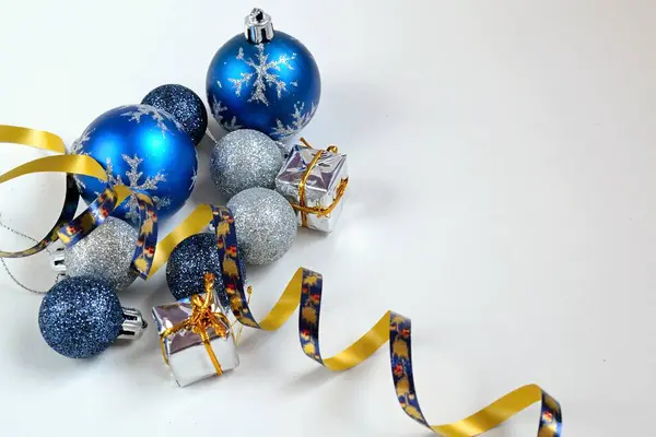 Weihnachtsdekoration Spielzeug Und Schmuck — Stockfoto