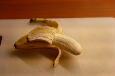 Bir muzun dikey görüntüsü