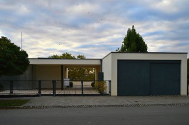 Villa Tugendhat Brno - Çek Cumhuriyeti. İşlevci ve uluslararası Alman mimar Ludwig Mies van der Rohe 'nin modern mimarisi. UNESCO Dünya Mirası Alanı.