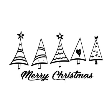 Mutlu noel el el yazısı. Tipografi amblemi. Metin Hattatlık Kart Tasarımı.